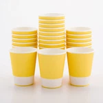 Restaurantware Ripple Wall Coffee Cups 25 Count 12 Ounce Insulated Light Yellow New. Price: $36.65.