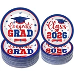 200 Pcs Graduation Plate Bulk 2026 Decoration Blue White And Red C... New. Price: $51.13.