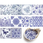Natnarr 30 Pack Blue And White Floral Chinoiserie Decoupage Paper Napkins New. Price: $10.53.