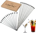 Cocktail Martini Stirrers Toothpicks (24 Pack & 8 Inch, Silver New. Price: $18.69.