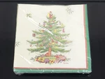 Spode Christmas Tree 12.75 X 3-PLY Lunch Napkins Pack Of 16 New. Price: $9.99.