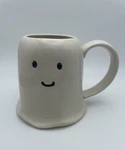 Ghost Halloween Mug Eat Drink And Be Scary 12OZ Holiday Our Name Is Mud Cup B4 New. Price: $11.99.