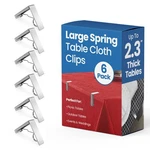Protensils 6 Pcs Picnic Tablecloth Pack Spring Clips, New. Price: $27.26.