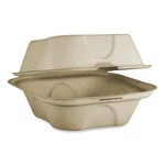 World Centric TOSCU15BLFP 6.5" X 6" 3.2" Hinged Containers - Ntrl (500/CT) New. Price: $86.54.