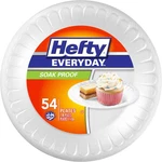 Hefty Everyday Foam Snack Plates, 7 Inch Round, 54 Count (pack Of 8), 432 Total New. Price: $55.01.
