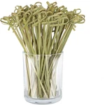 Fancy Knot Series Natural Brown Disposable Bamboo Cocktail Picks Long Appetizer New. Price: $50.67.