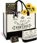 Yeohjoy 75TH Birthday Gifts For Women Canvas Tote Bag Travel Gear, Unique 75... New. Price: $35.79.