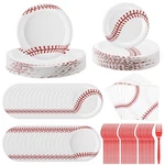 Zhehao 192 Pcs Baseball Paper Plates And Napkins Set Party Supplies ... New. Price: $42.08.