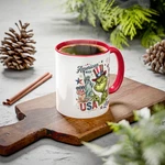 Usa Grinch Mug, Patriotic Coffee Cup, 4TH July Gift, American Liberty New. Price: $9.99.