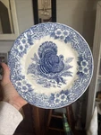 Queen's Thanksgiving Blue 10 Dinner Plate 5611381 Used. Price: $60.00.