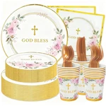 Religious Party Plates For 24 Guests Baptism, First Communion, Confirmation ... New. Price: $29.58.