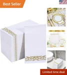200 Pack Paper Napkins Guest Towels Disposable Quality 3-PLY Dinner ... New. Price: $43.99.