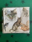 Ideal Home Range Cats Lovers 10 Square 3 Ply Cocktail Napkins 20 Pack New. Price: $13.00.