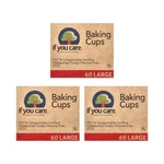 If You Care Unbleached Large Baking Cups, 60 Ct, 3 Pk New. Price: $18.50.