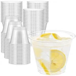 100 Pack 9 Oz Clear Plastic Cups, Sturdy & Food Safe Disposable ... New. Price: $16.37.
