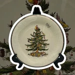 Vintage Spode Paper Plate Lot 2 Sets Christmas Tree 8 Count Packs New Old Stock. Price: $22.99.