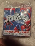 Marvel Spider-man 12PCS Party Table Cover Plastic 54 X 84" New In Package. Price: $43.00.
