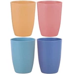 Luckyzone Wheat Straw Reusable Cup (12 Oz) - Unbreakable Drinking 4PCS/4COLOR. Price: $15.44.