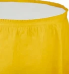 School Bus Yellow Plastic Skirting 29" X 13' Tableware Party Decorations New. Price: $15.99.