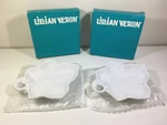 1987 Lillian Vernon Porcelain Ivy Candy Dish 2 Pack - LV4533 (brand New Box). Price: $19.99.