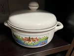 Villeroy & Boch Design Naif Covered Casserole Dish Lid Baker Used. Price: $44.99.
