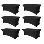 Spandex Tablecloth Cover For Foot Rectangle Tables Party 6FT New. Price: $62.85.