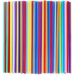 300 Colorful Plastic Drinking Straws 10.2" Long New. Price: $26.99.