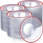 100 Pcs Plastic Bowls With Rim 12 Oz Disposable Soup Elegant Party Dess... New. Price: $52.62.