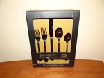 Bombay 20 Pc Set Geneva Fine Stainless Steel Utensils Flatware Nice New Nib. Price: $55.99.