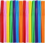Alink 200 Pcs Flexible Plastic Drinking Straws, 10.2 Inches Extra Long Colorful New. Price: $15.28.