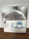 Wilton Cake BOARDS-14" Round Silver 2/PKG And Square 1PCS Decorative Bases New. Price: $19.99.