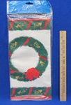 Nos Christmas Wreath Paper Tablecloth By Amscan Inc 54 X 102 Made Usa New. Price: $10.99.