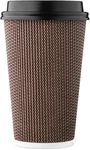 85 Set Harvest Pack 16 Oz Disposable Coffee Cups, Insulated Ripple Double-walle New. Price: $38.95.