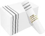 Silver Guest Napkins - Disposable Hand Towels For Bathroom, Kitchen, & . New. Price: $15.75.