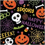 Spooktacular Halloween Gang Disposable Beverage Paper Napkins 5"X 5"PACK Of 125 New. Price: $16.99.