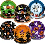 Qzyl 50 Pcs Halloween Plates, 9'' Paper Disposable New. Price: $18.00.