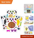 24 Make Dog Stickers For Kids Fun Party Favors Creative Craft Set New. Price: $11.99.