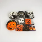 Halloween Paper & Party Set 88 Napkins, 82 Plates Mixed Designs New. Price: $19.99.