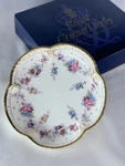 Exquisite Royal Crown Derby Floral Plate With Gold Trim - Mmv Edition New. Price: $79.00.