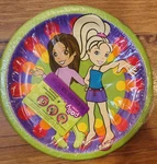 Birthday Party 7 In Paper Plate 8 Ct Polly Pocket Dessert Hallmark 3 Designs New. Price: $7.80.