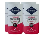 4 Pack 250CT Diamond Wooden Toothpicks Dispenser Oral Care Catering Party Dental New. Price: $39.20.