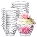 Rtteri 60X 6OZ Clear Plastic Dessert Cups Ice Cream Sundae Tasting Bowls Stackab New. Price: $78.81.