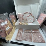 Huge Lot Baby Shower Decorations Girl Kits Nib Retro Pk New. Price: $24.99.