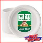 10-INCH Disposable White Paper Plates Heavy Duty Biodegradable Party New. Price: $40.84.