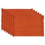 Dii Variegated Tabletop Collection Placemat SET3X19 Burnt Orange 6 Piece 5839 New. Price: $38.98.