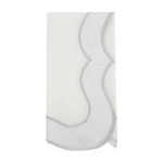 Saro Coretta White/silver Scalloped Edge Polyester Napkins, Set Of 4 20 By New. Price: $22.00.