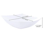 64OZ Disposable Square Party Bowls, Pack Of New. Price: $24.79.