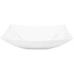 Lillian Collection Fluted Square Pearl White Plastic Serving Bowl Packs 64 Oz New. Price: $99.73.