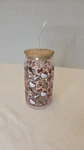 Silver Buffalo Sanrio Hello Kitty Winter Glass Tumbler With Bamboo White New. Price: $20.00.