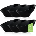 Bestvip 54OZ Black Plastic Serving Bowls For Party - 12 Pack Angled Disposable New. Price: $39.39.